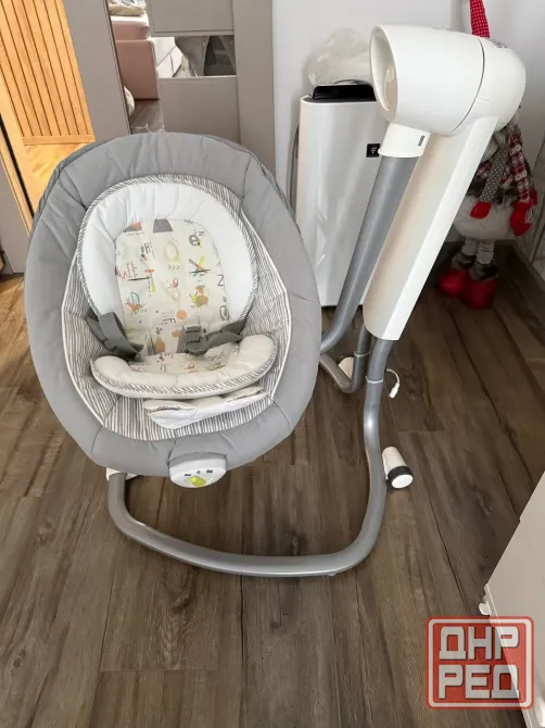 Детские электронные качели-шезлонг с рождения Joie Serina Swivel Донецк - изображение 3