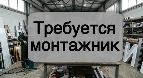 Требуется монтажник наружной рекламы Донецк