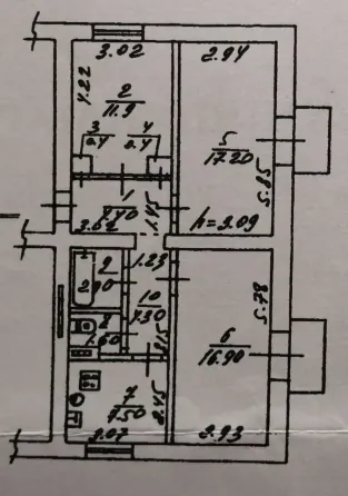 Продается 3-х комнатная квартира, ул. Лавренёва, 5-й участок Донецк