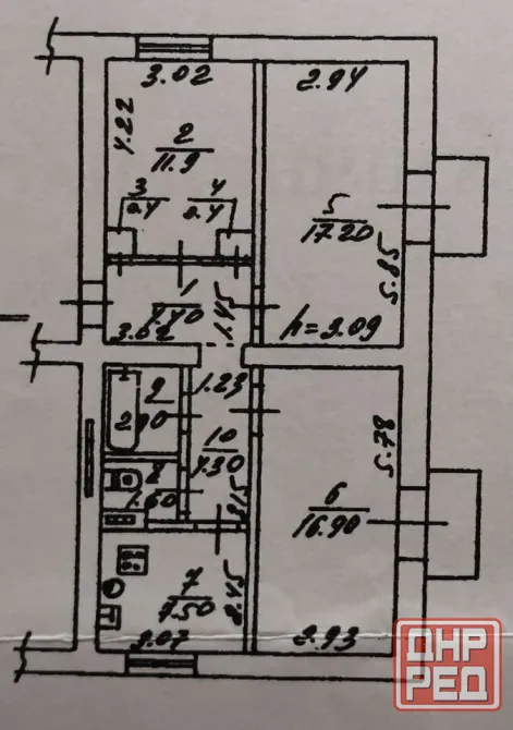 Продается 3-х комнатная квартира, ул. Лавренёва, 5-й участок Донецк - изображение 6