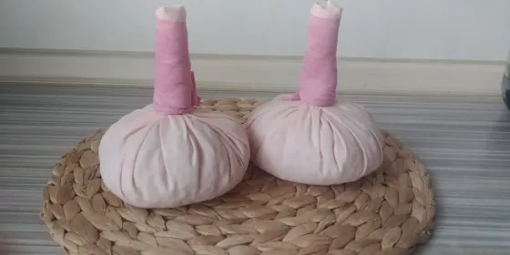 Массажные мешочки с гималайской солью, большие, 2 шт. новые Донецк