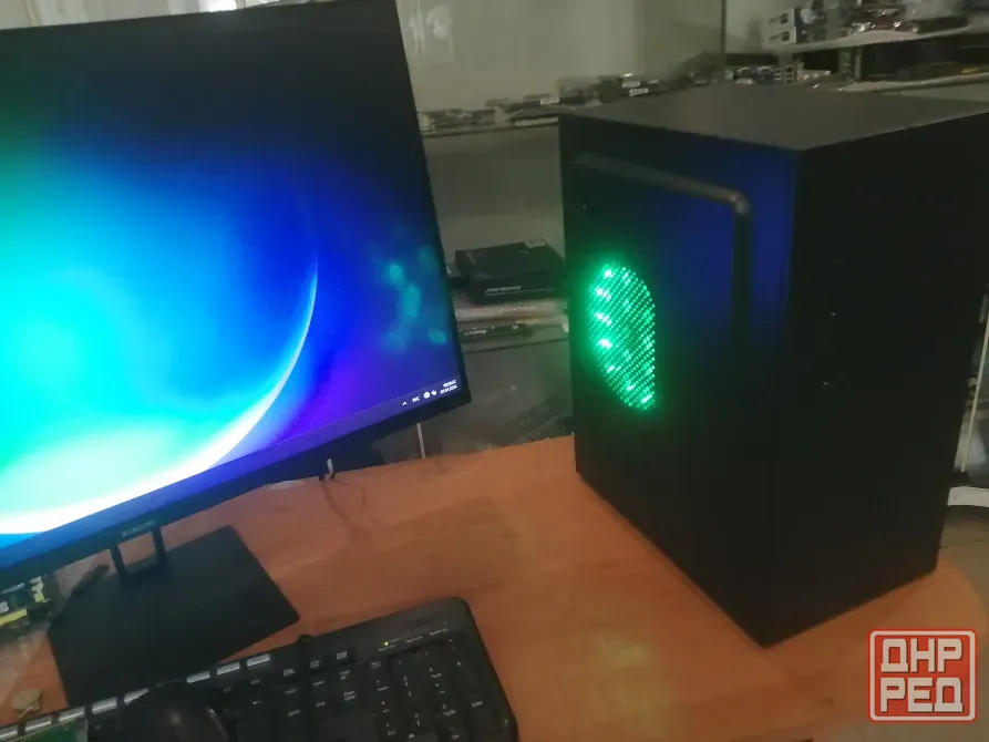 Системный блок 16 потоков 14Гб памяти с видео 4ГБ Geforce 1050Ti Горловка - изображение 1