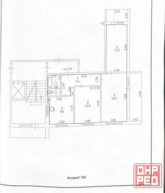 Продается 3-х комнатная квартира, ул. Герцена, дом 36, ориентир парк Строитель Донецк - изображение 10