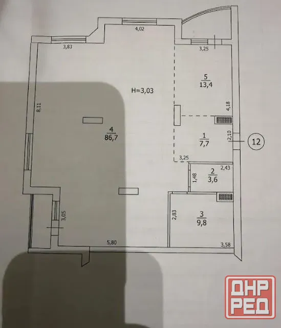 4 комнатная квартира 130 м.кв, жк центральный, Донецк Донецк - изображение 6