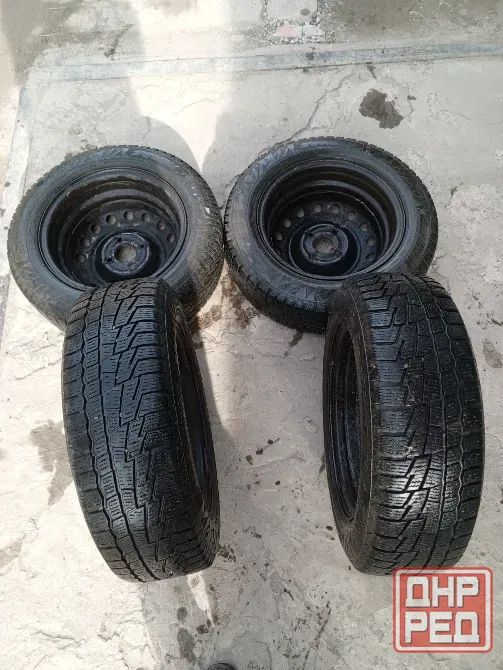 Шины зимние с дисками175/65 R14 Макеевка - изображение 1