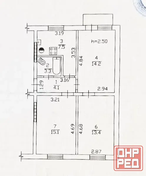 Продажа 3 комн. кв-ры. Ориентир Ветка - Шахтерская площадь (Киевский р-н) Донецк - изображение 9