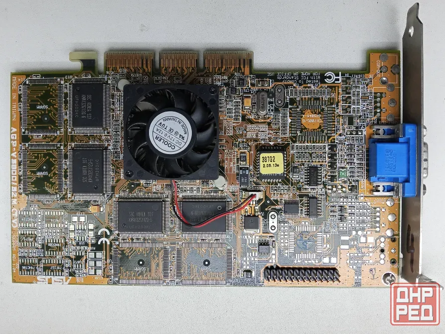 Видеокарта asus agp-v3800/32m Донецк - изображение 1
