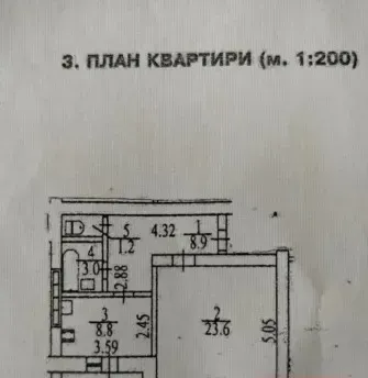 Продам крупногабаритную 1- комнатную квартиру, Петровский район Донецк