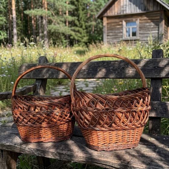 Корзина плетеная Донецк