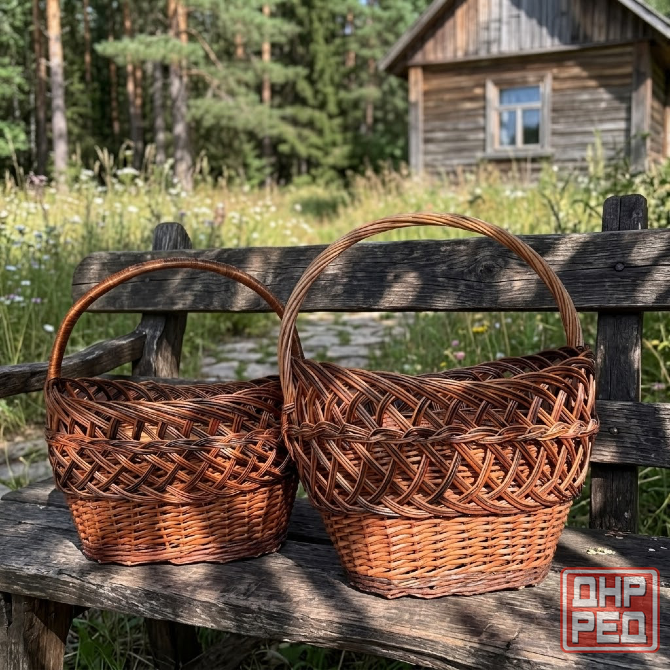 Корзина плетеная Донецк - изображение 1