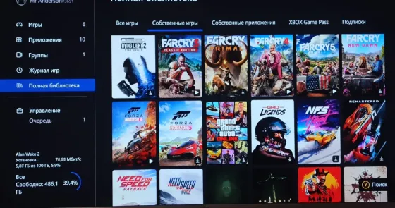 XBOX Series X 1TB + аккаунт с купленными играми Донецк