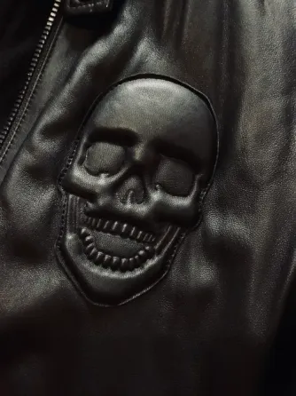 Кожаный мужской бомбер Philipp Plein - Оригинал - Италия - Идеал Донецк