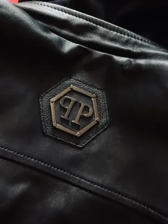 Кожаный мужской бомбер Philipp Plein - Оригинал - Италия - Идеал Донецк