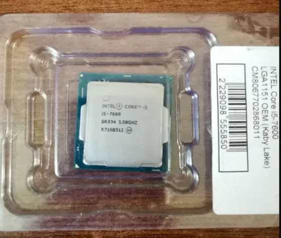 Intel core I5 - 7600. 4ядра\4потока, 3,5 - 4.1ГГц, HD Graphics 630 Донецк