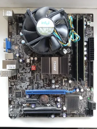 Комплект LGA775 MSI G41M-P21 + CPU E5400 + DDR3 4gb Донецк