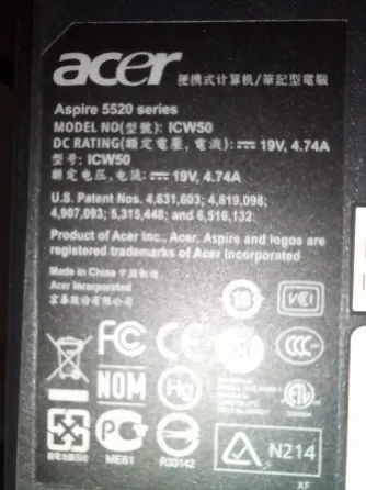 ACER 5520 на запчасти Донецк