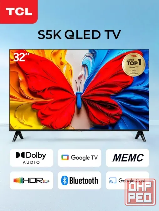 Телевизор tcl s5k 32 дюйма новый в упаковке Донецк - изображение 1