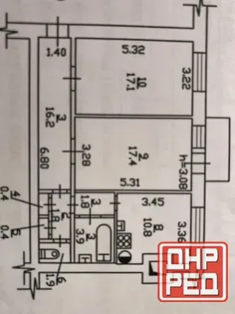 Продам 2 к.кв 68 кв м Челюскинцев Донецк