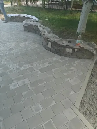 Укладка тротуарной плитки / Донецк / днр Донецк