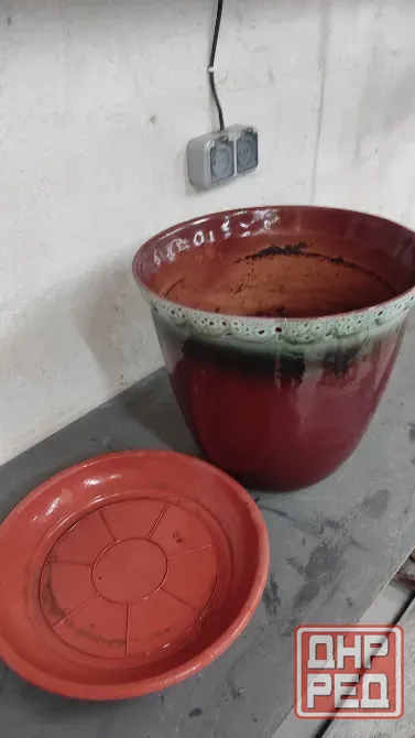Горшок, кашпо, для цветов керамический большой, 15 л, 1000 р. Донецк - изображение 2