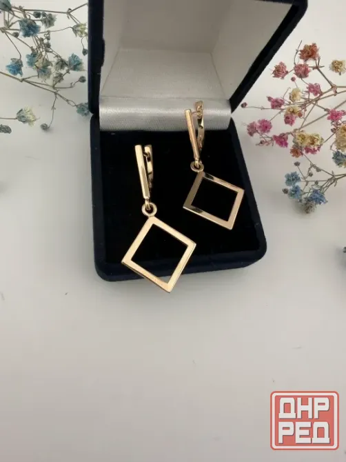 Серьги - ромбы Горловка - изображение 3