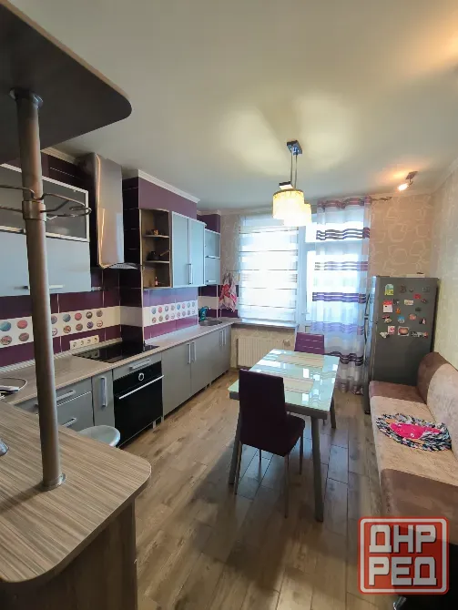 Крупногабаритная 1 к кв, 48 м².Новострой.Киевский рик Донецк - изображение 1