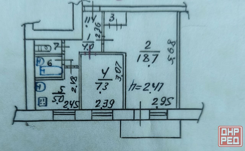 2-комн. квартира, 38,9 м², 3/9 этаж Мариуполь - изображение 12