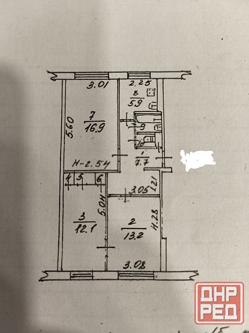 3-комн. квартира, 60,1 м², 1/5 этаж Мариуполь - изображение 11