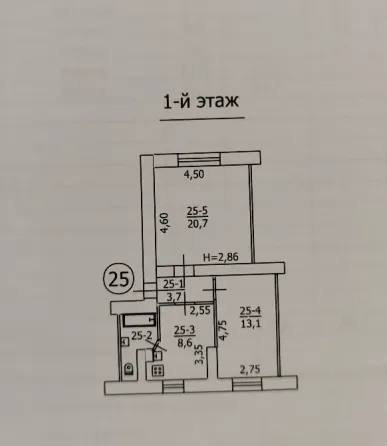 2х комнатная квартира (можно под бизнес) на 1 этаже по ул. Ленина, 119 Макеевка
