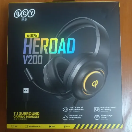 QCY Heroad V200(H4GM)Professional 7.1 Surround Gaming Headset Донецк