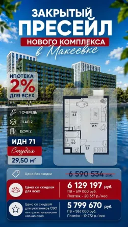 Ипотека 2% Макеевка