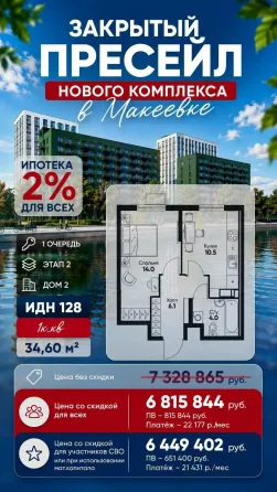 Ипотека 2% Макеевка