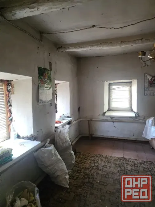 Дом в Тепличном (р-н Авдотьино, Донецк), Участок-1га,Газовое отопление, Удобства, выход к р.Кальмиу Донецк - изображение 4