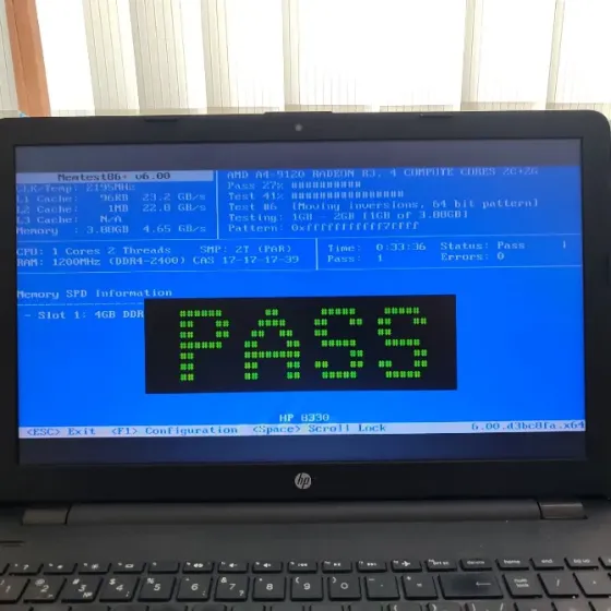 Ноутбук HP 15-bw013ur 15,6" (А4-9120/4gb озу/120gb ssd) Донецк