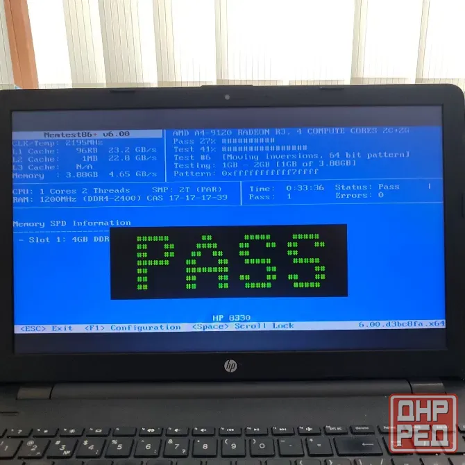 Ноутбук HP 15-bw013ur 15,6" (А4-9120/4gb озу/120gb ssd) Донецк - изображение 2