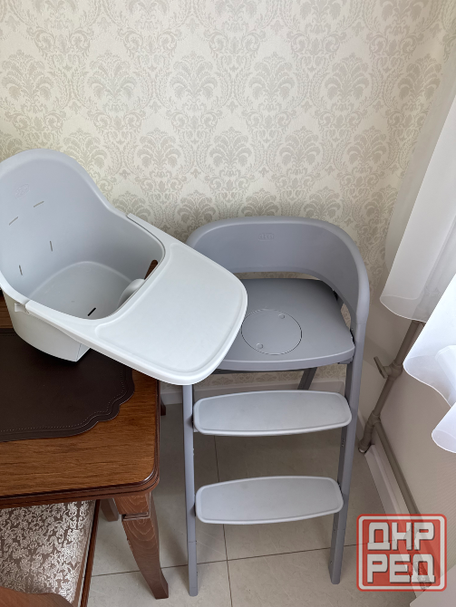 Стульчик растущий для кормления ребенка Chicco CRESCENDO UP, 3-в-1, серый Донецк - изображение 3