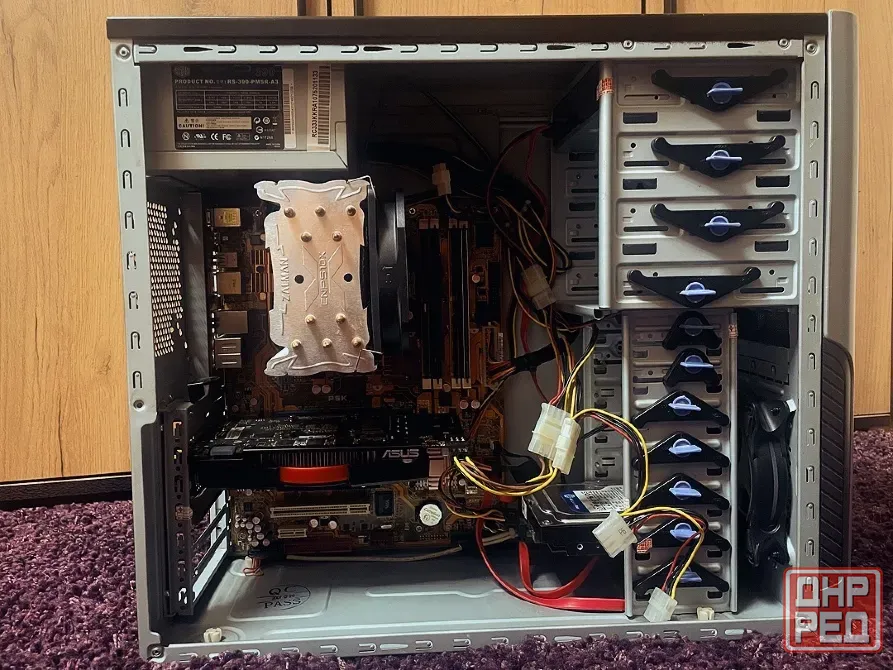 Офисный системный блок на базе процессора Intel Core Quad Q9500 2.83 GHz ( 4 ядра ) Макеевка - изображение 3