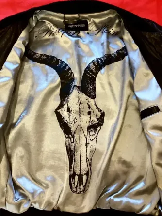 Кожаный бомбер Philipp Plein - Оригинал Донецк