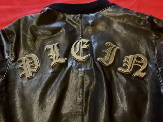 Кожаный бомбер Philipp Plein - Оригинал Донецк