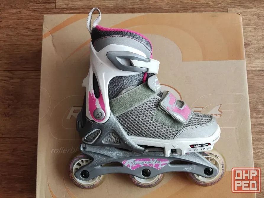 Детские ролики ROLLERBLADE оригинал + Шлем К2 оригинал Донецк - изображение 2