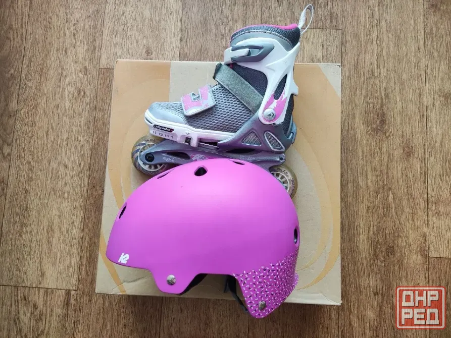 Детские ролики ROLLERBLADE оригинал + Шлем К2 оригинал Донецк - изображение 4