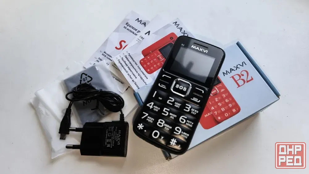 телефон MAXVI B2 кнопочный Донецк - изображение 1