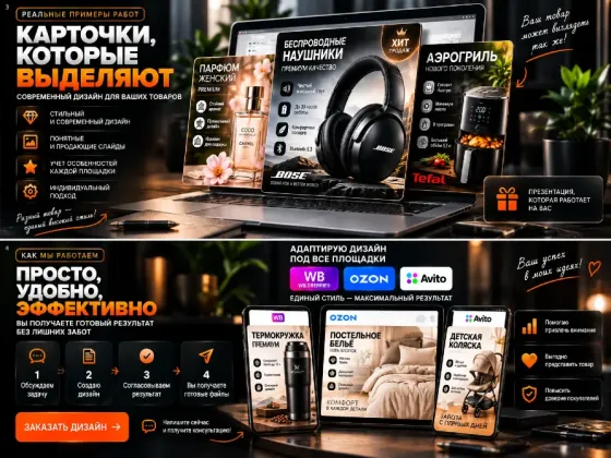 Дизайн карточек товаров для маркетплейсов Ростов-на-Дону