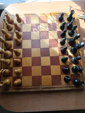 Шахматы деревянные с доской. Донецк