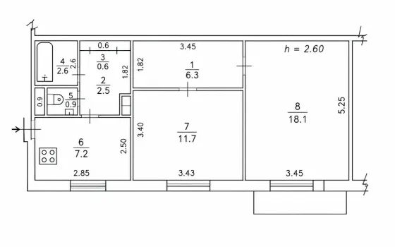 Продам 2-квартиру. Чешский проект. Донской первый квадрат. Донецк