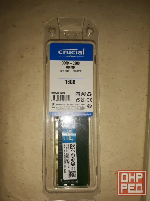Crucial DDR4 16gb 3200 Донецк - изображение 1
