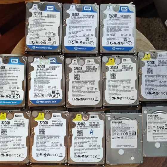 Жесткие диски Hdd 2.5 для ноутбуков и пк Донецк