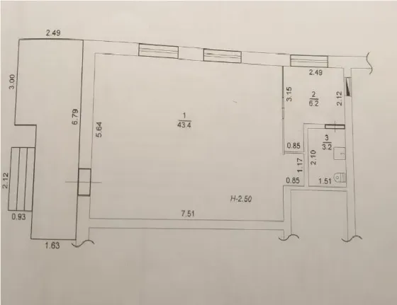 Продается коммерческое помещение в центре г. Кировское. Кировское