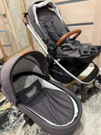 Коляска Rant Flex 3 в 1 + Игровой манеж + Колыбель Carrello Bloom + Электрокачели для новорожденных Донецк