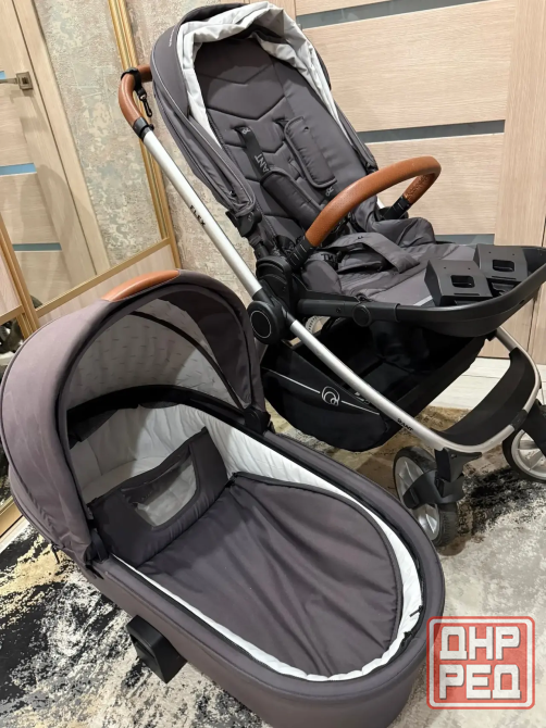 Коляска Rant Flex 3 в 1 + Игровой манеж + Колыбель Carrello Bloom + Электрокачели для новорожденных Донецк - изображение 3